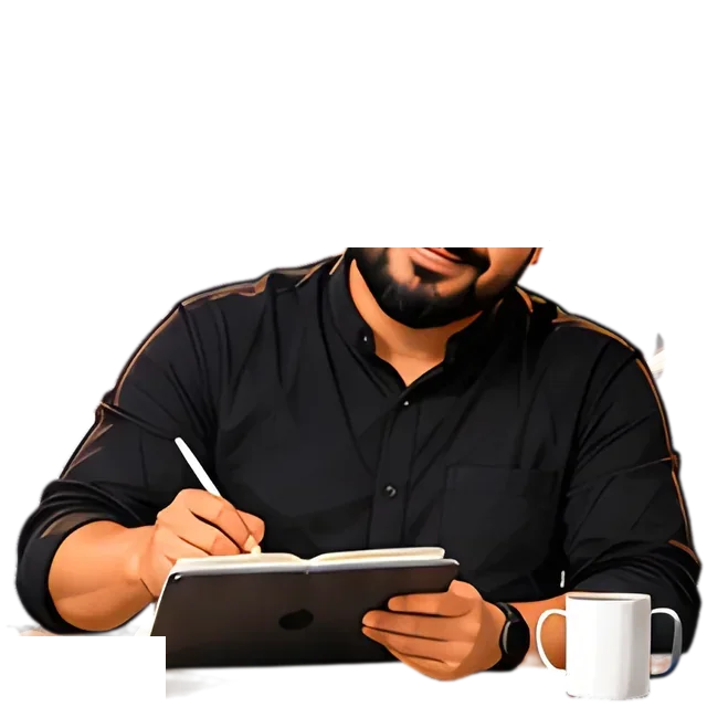 Illustrated portrait of Punitkumar Harsur