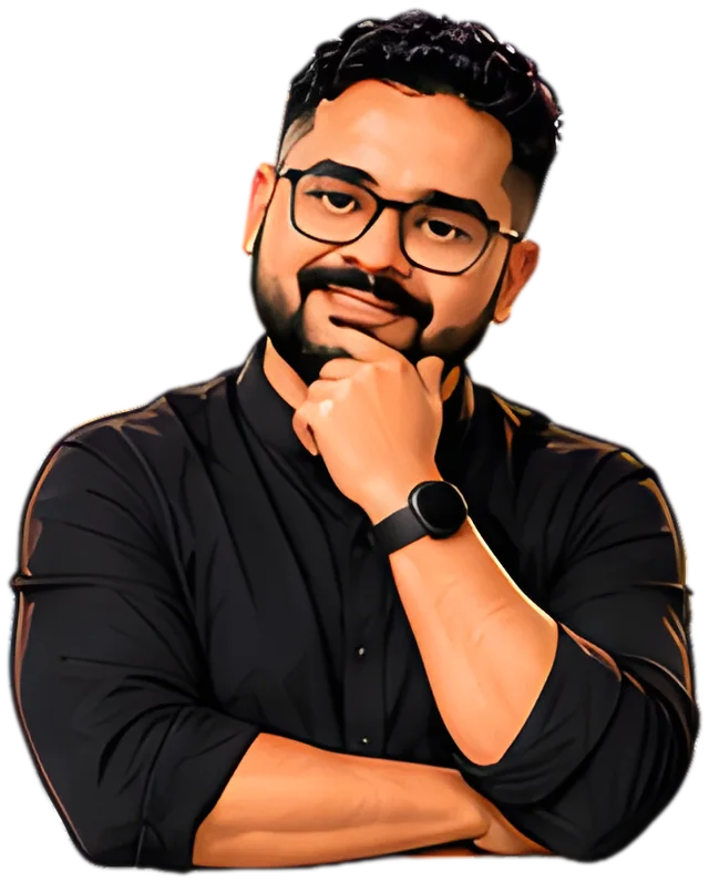 Illustrated portrait of Punitkumar Harsur